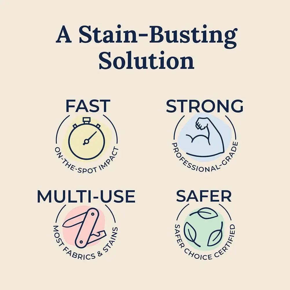 Spray Stain Remover Fabric Laundry Remover Effective Stain Treater Spray Spot Remover Laundry Spray For Food Pet Candle Stains