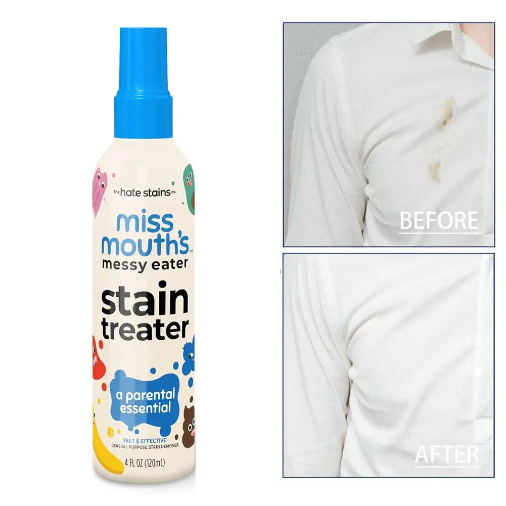 Spray Stain Remover Fabric Laundry Remover Effective Stain Treater Spray Spot Remover Laundry Spray For Food Pet Candle Stains