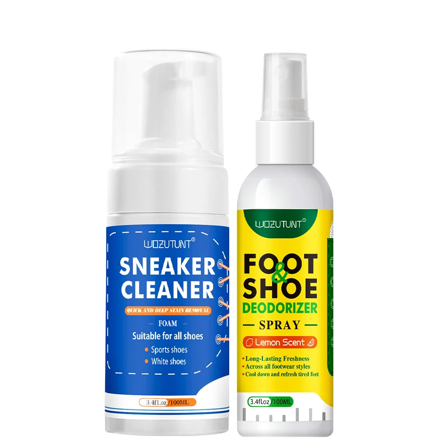 100ml White Shoe Cleaner No-wash Dry Cleaning Foam Decontamination for Suede Sheepskin Matte Shoes Leather Sneakers Care