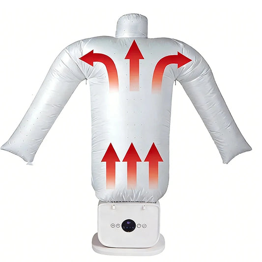 Semi-Automatic Electric Heated Air Dryer Ironing Steam Machine Foldable Clothes Shoes Drying Heating Portable Electric Clothes