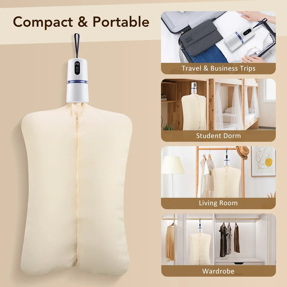110-220V Smart Portable Clothes Dryer Clothes Laundry Tumble Dryer With Timing Laundry Dryers Outdoor Travel Garment Clothing